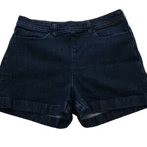 J. Crew Pull On Stretchy Denim Shorts 29 EUC